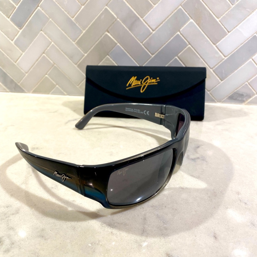 Maui Jim World Cup polarized wrap sunglasses